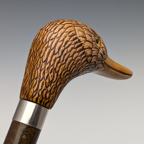 英國復古男用藤樹脂鴨頭手柄 91 厘米